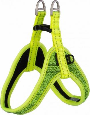 Шлейка для собак XS, нейлон, полимер, желтый – фото 6