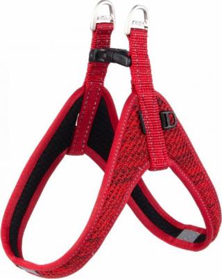 Шлейка для собак XXS, нейлон, полимер, красный – фото 2
