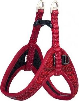 Шлейка для собак XXS, нейлон, полимер, красный – фото 5