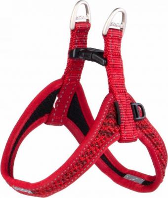 Шлейка для собак XXS, нейлон, полимер, красный – фото 6