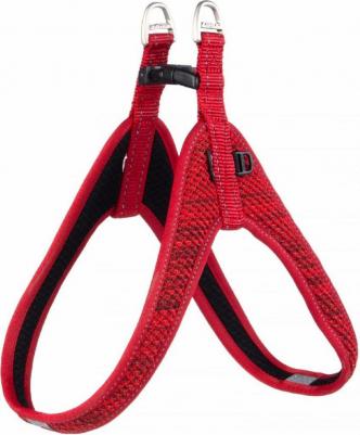 Шлейка для собак XXS, нейлон, полимер, красный – фото 8