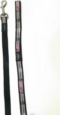 Универсальный поводок для собак, металл, нейлон, серый, длина 1.4 см – фото 2