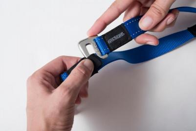 Универсальный поводок для собак, нейлон, неопрен, полиэстер, розовый, длина 0.8 м – фото 2