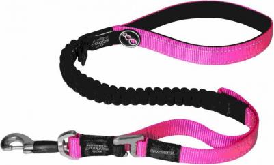 Универсальный поводок для собак, нейлон, неопрен, полиэстер, розовый, длина 0.8 м