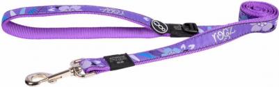 Универсальный поводок для собак, нейлон, пластик, фиолетовый, длина 1.8 м – фото 5