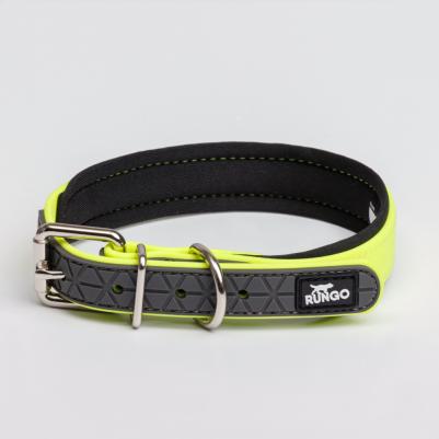 Ошейник для собак, обхват шеи 45 см, ширина 2 см, желтый