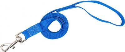 Поводок нейлон 20 1,5м голубой 4680368286863
