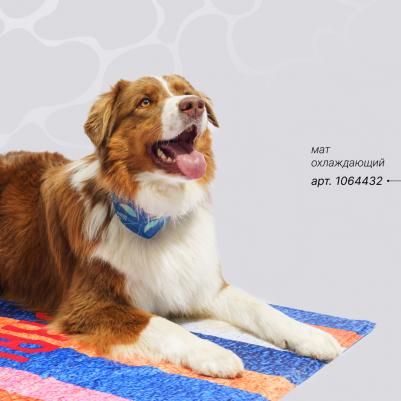 Ошейник охлаждающий синий 63,5*6,2см – фото 3