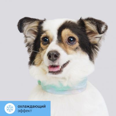 Ошейник охлаждающий зеленый 42*5,2см