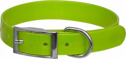 Ошейник для собак Дельта, из биотана, M, зеленый, 20 мм, 25-35 см