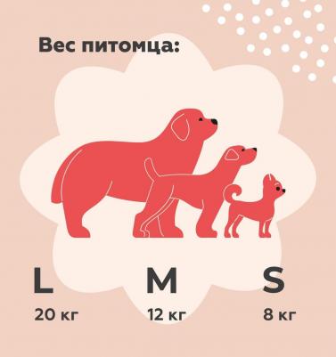 рулетки рулетка-трос для собак, розовая (8 кг, 3 м) – фото 7