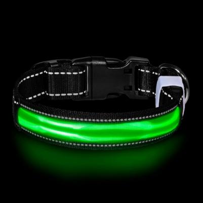Светодиодный ошейник Фэйм, зелёный L – фото 4