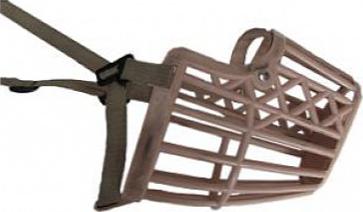 Намордник пластиковый с нейлоновым ремешком – фото 1