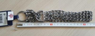 Цепь трехрядная с цугом 45см*2,5мм для собак (2265) – фото 2