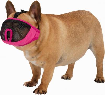 Намордник для короткомордых пород (серый), XS-S: 23 см – фото 1