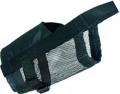 Намордник для собак MUZZLE LOOP, нейлон, черный, L, обхват морды 18-30 см – фото 3
