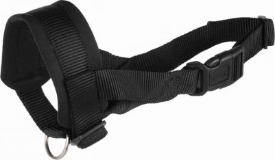 Намордник для собак MUZZLE LOOP, нейлон, черный, L, обхват морды 18-30 см – фото 4