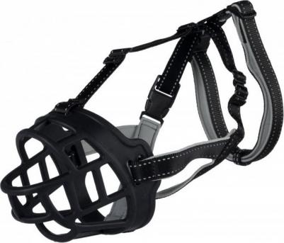 Намордник Muzzle Flex, силикон, M–L, черный