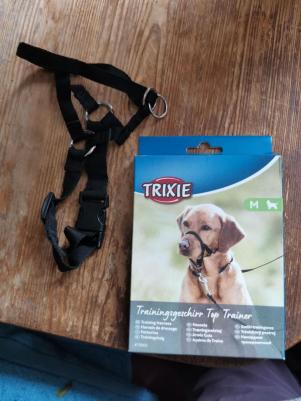 Намордник тренировочный, L-XL, 37 см, (длина поводка 48-60 см.) – фото 6