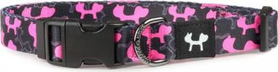 Ошейник для собак Complete me Identity, черный с розовым, S 26-40, 1.6 см – фото 1