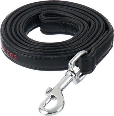 Поводок с рисунком я люблю свою собаку ширина 18 мм, длина 122 см черный – фото 2