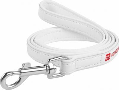 Поводок с рисункомя люблю свою собаку ширина 12 мм, длина 122 см белый – фото 1