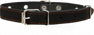 Ошейник для собак, черный, 14 мм, 34 см