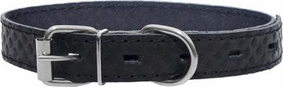 Ошейник для собак, черный, 20 мм, 23-33 см – фото 1