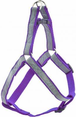 Шлейка для собак, полипропилен, металл, черный – фото 2