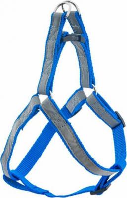 Шлейка для собак, полипропилен, металл, черный