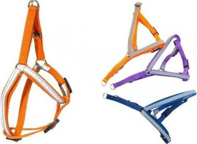 Шлейка для собак светоотражающая в ассортименте (цвет по наличию) – фото 1