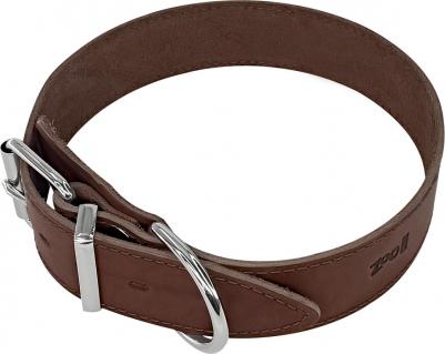 Ошейник для собак, коричневый, сталь, 45 мм x 55-65 см