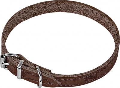 Ошейник для собак, рыжий, коричневый, сталь, 10 мм x 20-28 см – фото 1