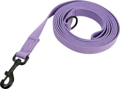 Поводок для прогулок брезент фиолетовый, 25 мм х 5 м – фото 2
