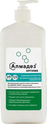 Антисептик кожный Алмадез-Оптима 1 л (насос-дозатор) – фото 5
