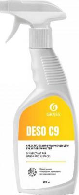 Антисептик кожный дезинфицирующий спиртосодержащий 600 мл DESO C9, готовый раствор, распылитель, 550023 – фото 3