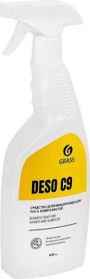 Антисептик кожный дезинфицирующий спиртосодержащий 600 мл DESO C9, готовый раствор, распылитель, 550023 – фото 11