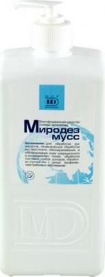 Антисептик кожный дезинфицирующий бесспиртовой с дозатором 1 л, мусс, готовый раствор – фото 1