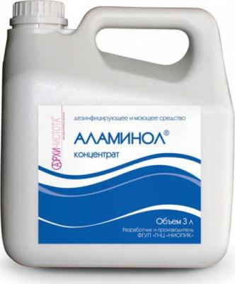 Средство Аламинол концентрат дезинфицирующее 3 л – фото 8
