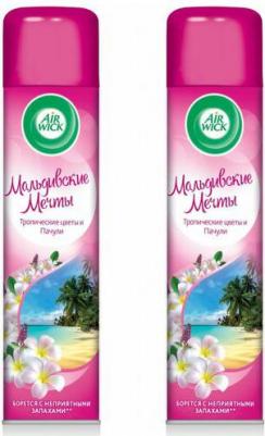 Освежитель воздуха Мальдивские мечты Тропические цеветы и Пачули 290 мл – фото 2