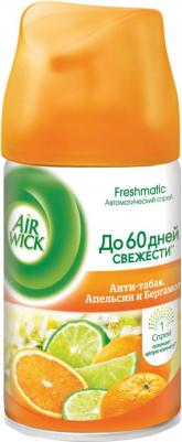 Сменный баллон 250 мл, "Анти-табак. Апельс/бергамот", для автоматических освежителей, универсальный, 224392, 600585 – фото 1