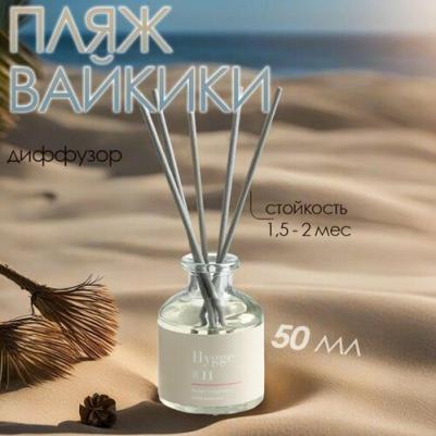 Аромадиффузор с палочками Hygge #11 Пляж Вайкики 50 мл – фото 14