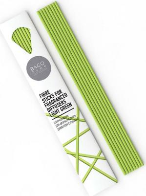 Палочки для ароматического диффузора фибра 23см, цвет салатовый – фото 4