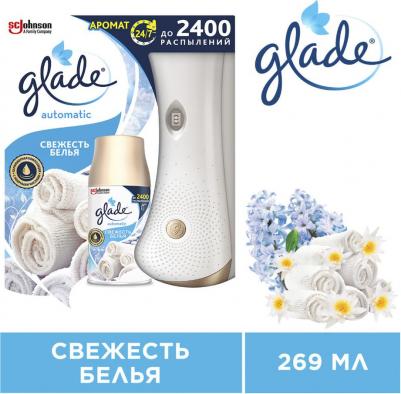 Освежитель воздуха Automatik Декор основной блок Свежесть белья, 269 мл – фото 13