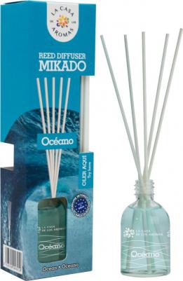 Аромадиффузор Жидкий ароматизатор для воздуха с палочками MIKADO. "Океан" 50.0 – фото 4