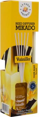 Аромадиффузор Жидкий ароматизатор для воздуха с палочками MIKADO. "Ваниль" 50.0 – фото 4