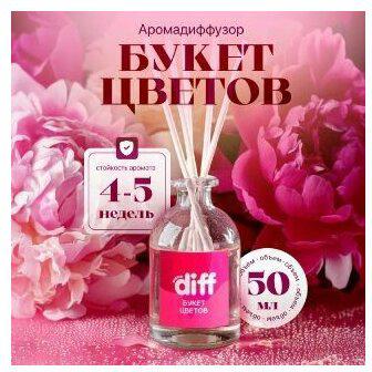 Диффузор ароматический Aroma Diff, 50 мл, букет цветов – фото 1