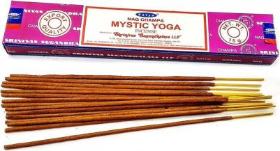 Ароматические палочки - благовония Mystic Yoga Мистическая Йога 15г – фото 1