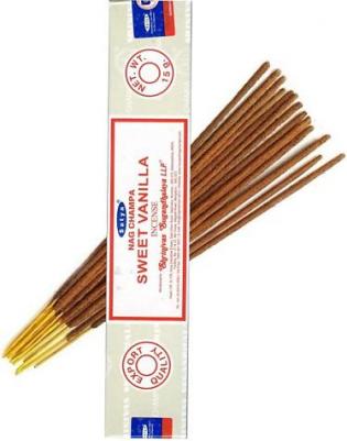 Ароматические палочки / Благовония "Сатья Сладкая ваниль / Sweet Vanilla " / Ароматы для дома – фото 2