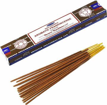 Благовония Aromatic Frankincense, Ладан Сатья, ароматические палочки, индийские, для дома, медитации, 15г – фото 1